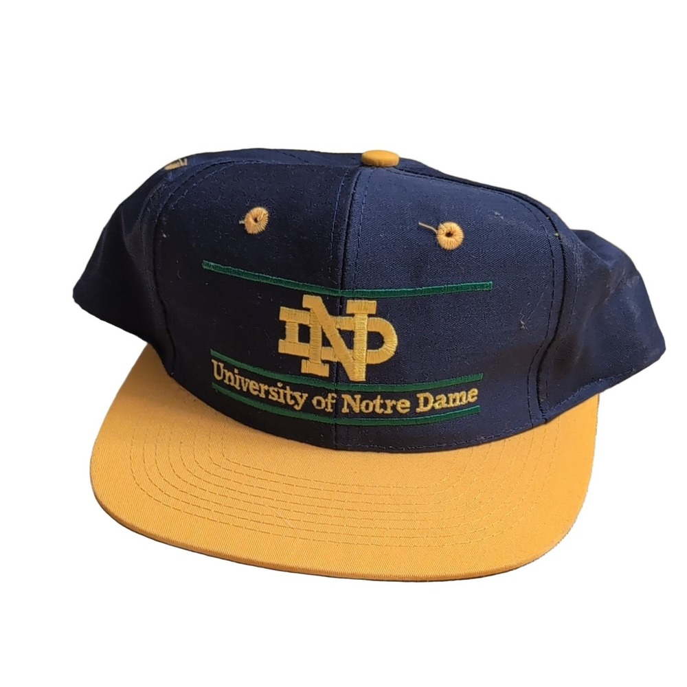 The Game Notre Dame Fighting Irish Hat Snapback Vintage NCAA Football